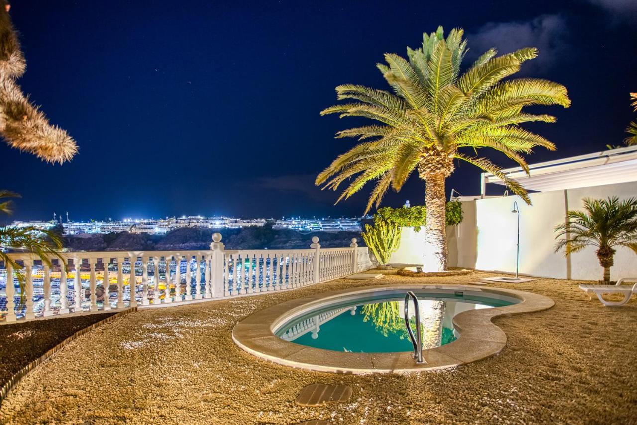 Stunning Villa With Breathtaking Ocean View Mogán Dış mekan fotoğraf