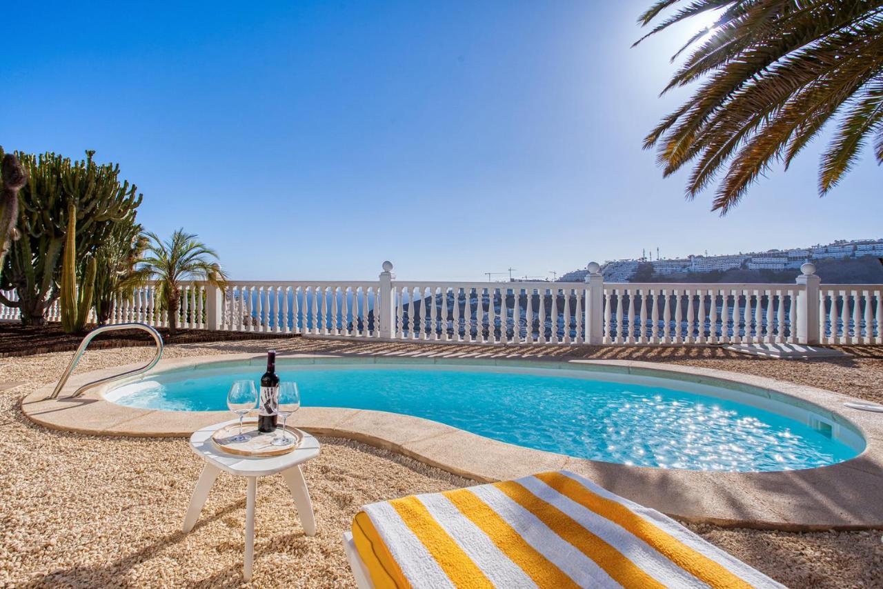 Stunning Villa With Breathtaking Ocean View Mogán Dış mekan fotoğraf